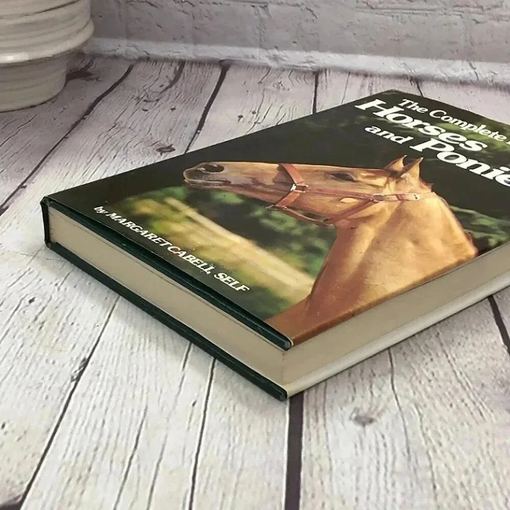 Vintage 1963 THE COMPLETE BOOK OF HORSES AND PONIES countryside